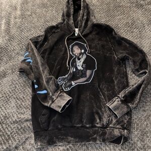 Black Graphic Hoodie